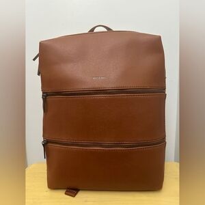 Chocolate Brown Vegan Leather Backpack | Quiet luxury 👜